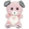 Image de Peluche Cutydoo Love Chien - GIPSY TOYS - 13 cm - Rose / Gris