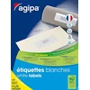 Image de AGIPA Bte 500 F A4 500 étiquettes Multi-usages Permanent A4 Blanc