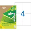 Image de Agipa Boite de 400 étiquettes blanches pour imprimante jet d'encre/ laser/copieur 100% recyclées -105x148.5mm