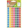 Image de APLI 101781 - Pochette de 385 pastilles de couleurs assorties 100% recyclées Ø 8 mm