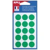 Image de AGIPA Lot de 3 Sachets de 90 étiquettes Gommettes de signalisation Rondes 19 mm Vert