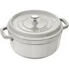 Image de STAUB Cocotte Ronde Truffe Blanche, Taille - 24 cm