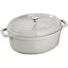 Image de Cocotte STAUB 33 cm Truffe blanche fonte