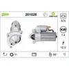 Image de VALEO 201028 Démarreur Puissance nominale: 1,4 kW Stop & Start: NO Nombre de dents: 10/11/12/13 dents Tension: 12 V Sens de rotation: CLOCKWISE