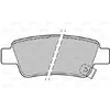 Image de Plaquette de frein gamme first Honda cr-VIII (re) - VALEO - 301039
