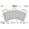 Image de Plaquette de frein gamme first pors cayenne 09.02> fr - VALEO - 302043