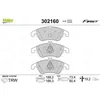 Image de Plaquette de frein gamme first Mercedesc classe C 01.07> fr - VALEO - 302160