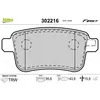 Image de Plaquette de frein gamme first ren kangoo - VALEO - 302216