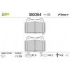 Image de Plaquette de frein gamme first mits lancer 08.07>07.10 - VALEO - 302304