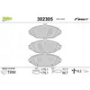 Image de Plaquette de frein gamme first Mercedes classe c 10.14> - VALEO - 302305