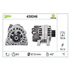 Image de VALEO-439246-Alternateur-Courant de charge de l'alternateur [Amp] : 70 - Nombre de stries : 6 - Diamètre de la poulie [mm] : 58 - Voltage [V] : 14 - Sens de rotation : SENS HORLOGE