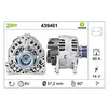 Image de VALEO 439461 Alternateur Intensité de charge de l’alternateur: 90 Amp Rainures: 6 rainures Diamètre de poulie: 57,2 mm Tension: 14 V Sens de rotation: CLOCKWISE