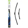 Image de Valeo Silencio Kit de 2 Balais d'Essuie-Glace Plats VF986 - Avant - 680 mm / 350 mm - Remplacement d'Équipement d'Origine, Fabriqués en France - 577986