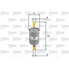 Image de Filtre à carburant Fiat punto i 1.1 55 Volskwagen polo III - VALEO - 587008