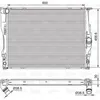 Image de Radiateur moteur BMW serie 1 serie 3 - VALEO - 701542