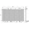 Image de VALEO Radiateur, Refroidissement du moteur 701551