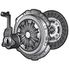 Image de Kit embrayage 3p + butée hydraulique Ford mondeo 2.0 - VALEO - 834382