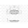 Image de VALEO Jeu de garnitures de frein, frein à disque 872008 Hinterachse | Compatible avec: MERCEDES-BENZ VIANO, VITO / MIXTO Kasten, VITO Bus