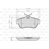 Image de VALEO Jeu de garnitures de frein, frein à disque 872578 Compatible avec: FIAT SCUDO Bus, SCUDO Kasten, SCUDO Pritsche/Fahrgestell