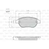 Image de VALEO Plaquettes de frein avant (jeu) 872600 Compatible avec: CITROËN BERLINGO/BERLINGO FIRST Großraumlimousine (MF_, GJK_, GFK_, PEUGEOT PARTNER Großraumlimousine