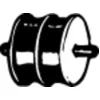 Image de Walker 84080 Bandes de caoutchouc, échappement