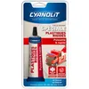 Image de Colle spéciale plastiques - CYANOLIT - Fixation forte - Polyvalente pour plastiques