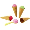 Image de Jouets Ecoiffier - 175 - Set de cornets à glace avec cuillère à glace pour enfants - 9 pièces - Dès 18 mois - Fabriqué en France