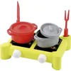 Image de Jouets Ecoiffier   602 - Réchaud Garni pour enfants 100 % Chef   7 pièces   Dès 18 mois   Fabriqué en France
