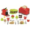 Image de Jouets Ecoiffier - 2647 - Coffret toaster grand modèle + petit déjeuner pour enfants - Jeu d'imitation - 33 pièces - Dès 18 mois - Fabriqué en France