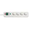 Image de Eco-line - socle 4 prises blanc 1,4m h05vv-f 3g1,5 - parasurt.13500a - BRENNENSTUHL - 1159721