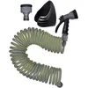 Image de Jardibric - Tuyau d’Arrosage Serpentin Ø 10 mm avec Support et Pistolet - Arrosage Mobile Jardin