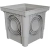 Image de Jardibric - Regard Eaux Pluviales 20x20 cm Réhausse sans Couvercle - Boîte Drainage Réseau EP Enterré