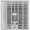 Image de Jardibric - Grille Regard 40x40 cm Polypropylène Gris - Grille Évacuation Eaux Pluviales 38,5x38,5 cm
