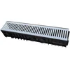 Image de Jardibric - Caniveau Drainage A15 150 mm 1 m - Grille Acier Galvanisé - Polypropylène