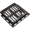 Image de Jardibric - Grille Regard Fonte Ductile C250 300x300 mm avec Cadre - PMR - Conforme EN124