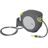 Image de Jardibric - Dévidoir Automatique d’Arrosage Rétractable Ø 12,5 mm - Tuyau 20 m + Rallonge 2 m - Support Pivotant 180°