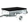 Image de Peraline 2451 BACHE DE REMORQUE PLATE POLYESTER/PVC 160 x 120 x 8 CM Noir