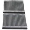 Image de PURFLUX Filtre d'habitacle AHC177-2 Filtre à charbon actif Hauteur: 30 Largeur: 138 Longueur: 175 Compatible avec ALFA ROMEO 147 937 GT 937 156 932 156 Sportwagon 932