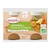 Image de Babybio pot 4 mois legumes ferme 2x130g