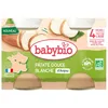 Image de Babybio Patate Douce Blanche 4 Mois et + Bio 2 Pots de 130 g