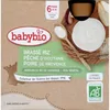 Image de BABYBIO Gourde brassé riz pêche poire 4x85g - Le paquet 4x85g