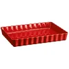 Image de Emile Henry Plat à Tarte Céramique Rouge Grand Cru 24.5 x 24.5 x 5 cm