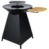 Image de Somagic Brasero de Cuisson au Charbon avec Plaque en Fonte émaillée, sur Pieds, Foyer Horizontal, jusqu'à 20 Couverts - Fonctionnel et Facile à Utiliser