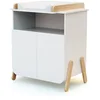 Image de AT4 - Meuble à Langer PIRATE Blanc et Hêtre