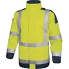 Image de Delta Plus   Parka EasyView en polyester jaune fluo/bleu marine XXXL