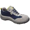 Image de Deltaplus ASTISPGB43 Chaussures basses en cuir croûte de velours avec inserts en maille - S1P Src - Gris/bleu - Taille 43, Gris/bleu, 40 EU