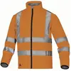 Image de Delta Plus LEGAORXG Lot de 10 veste en polyester Softshell avec 3 couches laminées Orange fluo XL