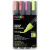Image de POSCA Set 4 MARQUEURS PC5M Pochette Fluo