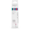Image de Emott - Uni Ball - Uni Mitsubishi Pencil - Pochette de 5 Feutres Candy Pop Colors - Pour Écrire, Dessiner, Tracer avec Style ! - Pointe Fine 0,4 mm - Ultra Violet, Rose Clair, Corail, Bleu Clair, Vert