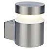 Image de Arlux - Applique extérieure Montante Finition INOX LED 6W 4000K 600lm IP44 Oslo